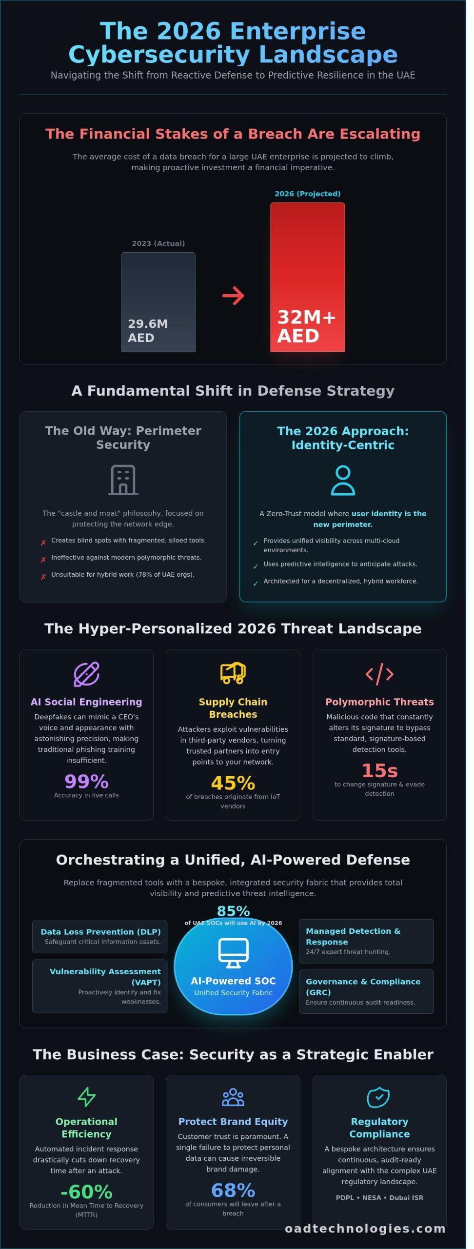 Enterprise Cybersecurity Solutions: Building a Resilient 2026 Architecture - Infographic