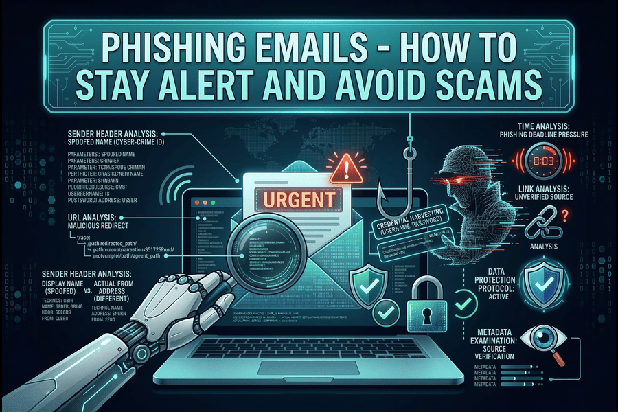 Phishing Emails – How to Stay Alert and Avoid Scams