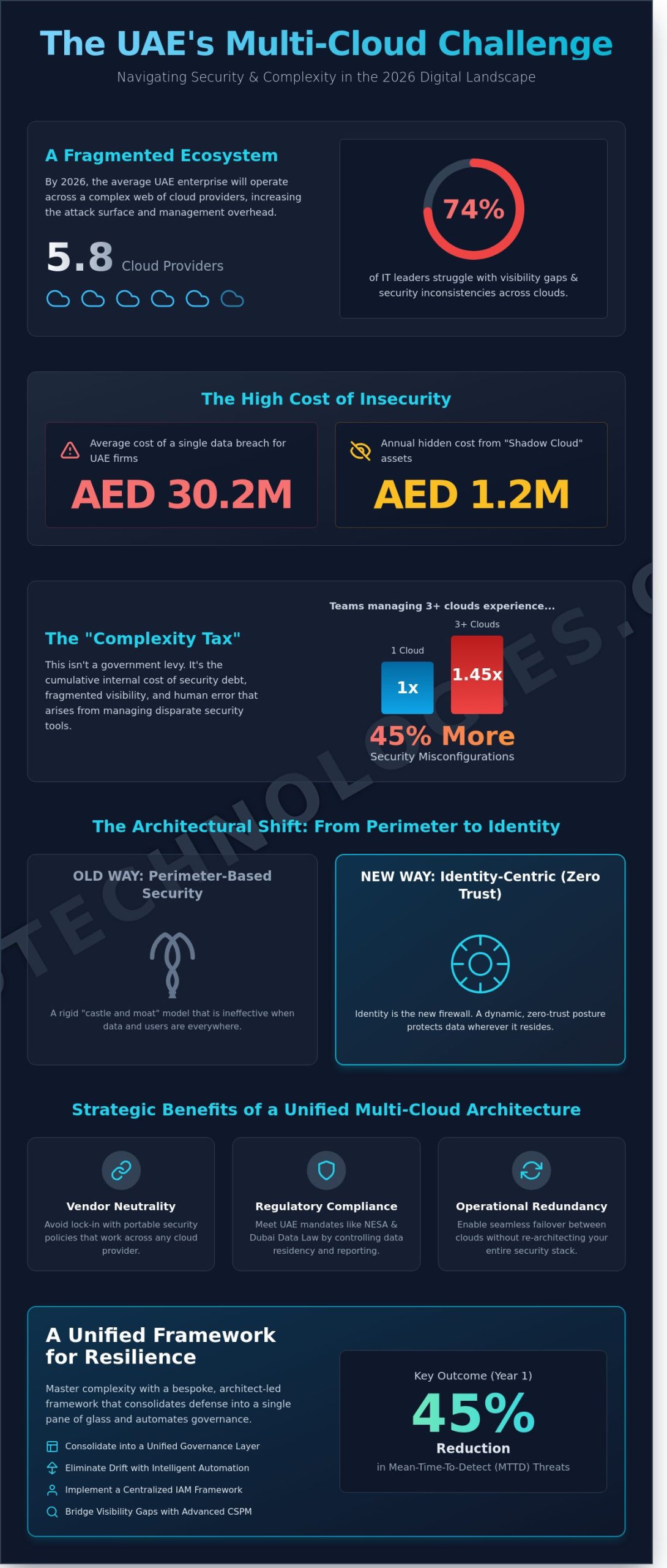 Multi-Cloud Security: A Strategic Framework for Enterprise Resilience in 2026 - Infographic